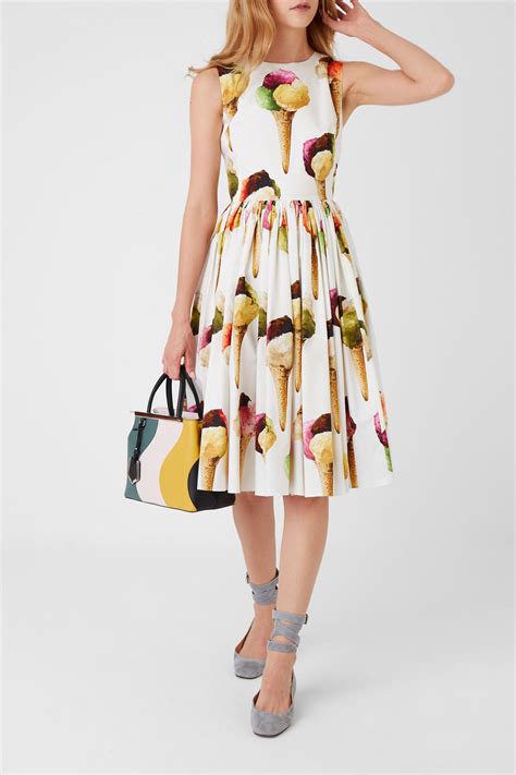 dolce gabbana ice cream dress|dolce and gabbana famous dresses.